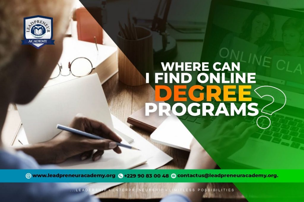 Find online degree programs benin republic