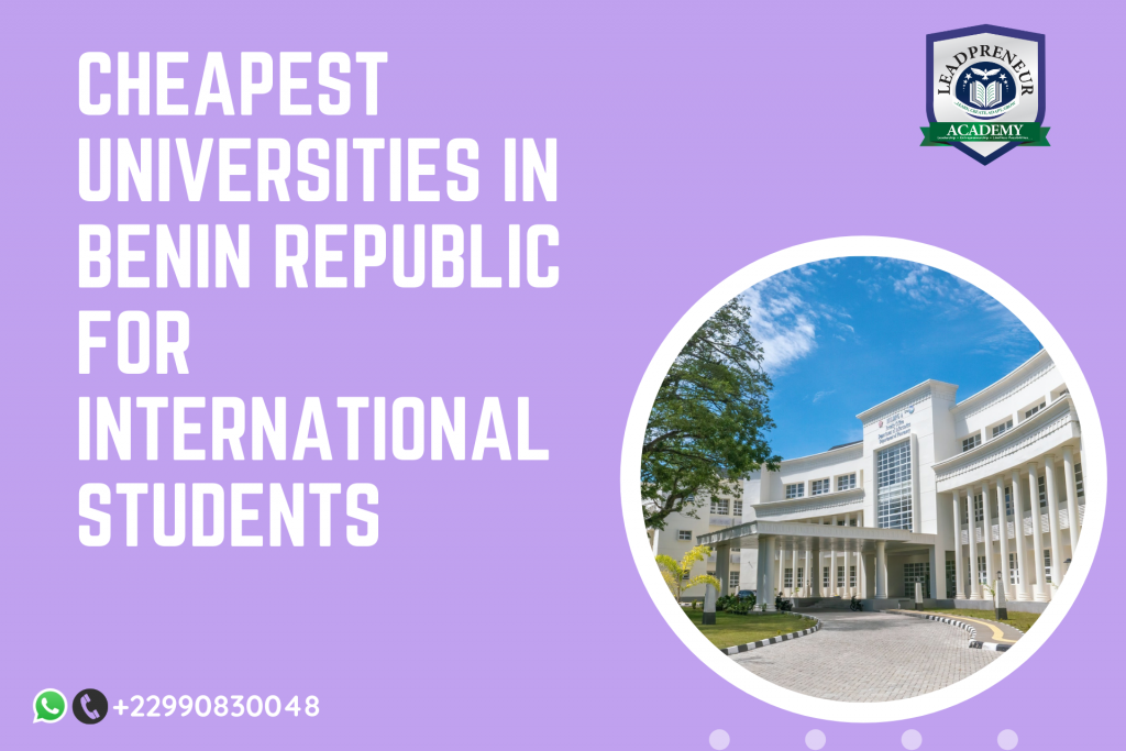 cheapest universities in benin republic for International students