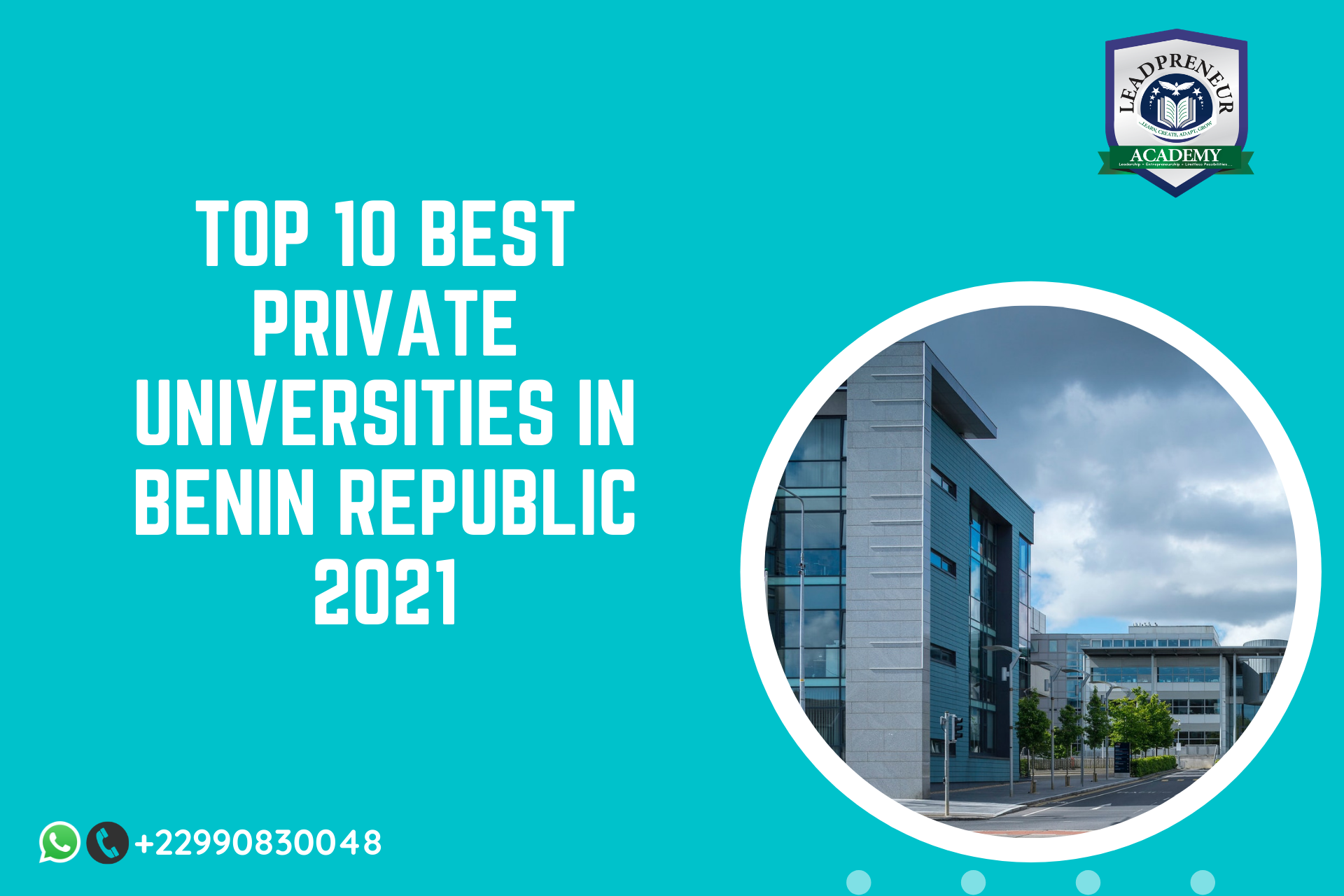 Best Private Universities in Benin Republic 2021 - Leadpreneur Academy