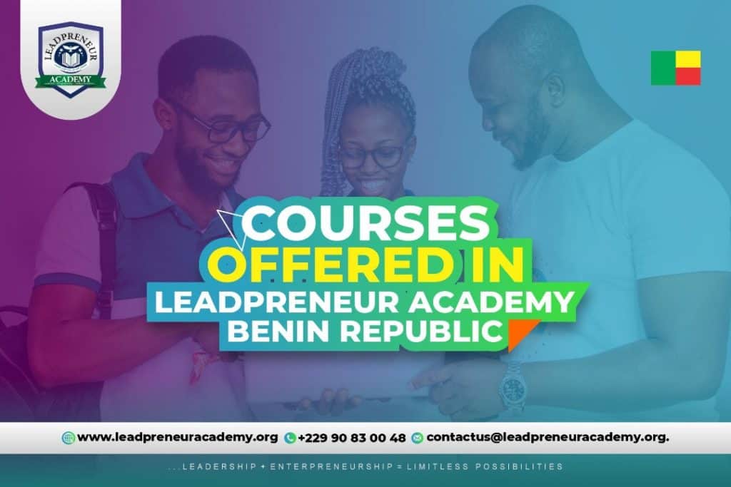 courses offered in leadpreneur academy benin republic